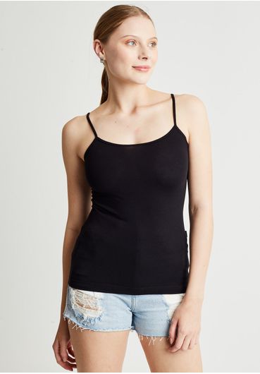 Regata básica cotton preta