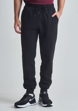Calça básica moletom preta
