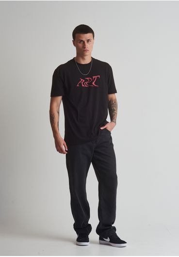 Calça jeans reta