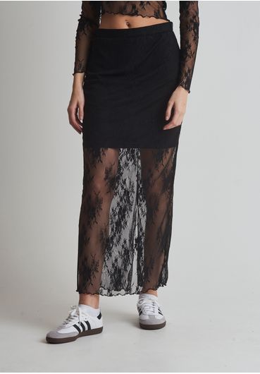Saia renda midi