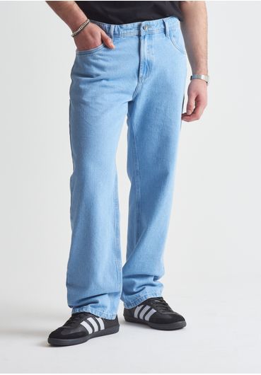 Calça jeans reta