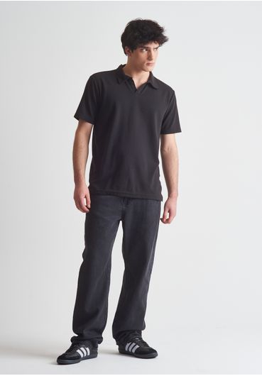 Camiseta polo textura