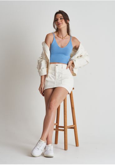 Cropped tricot