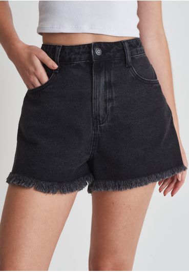 SHORT JEANS BLACK DESFIADO