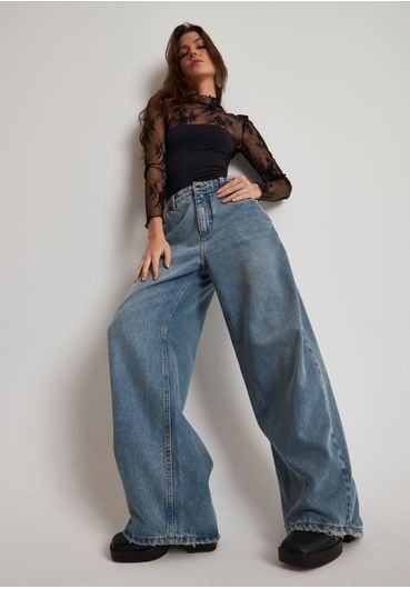 Calça jeans Baggy