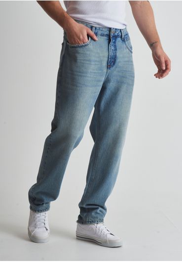 Calça jeans loose dirty