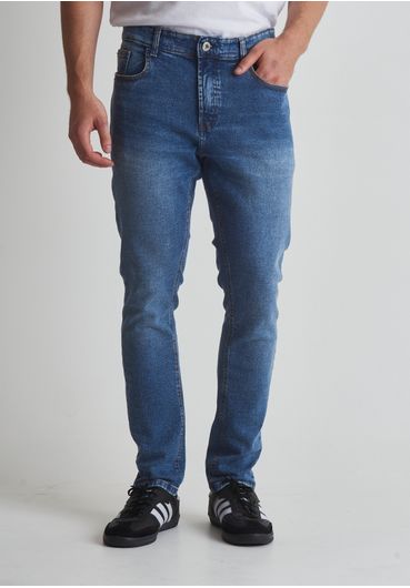 Calça jeans slim blue escuro