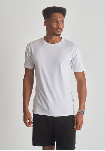 Camiseta básica cotton branca