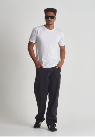 Camiseta básica cotton branca