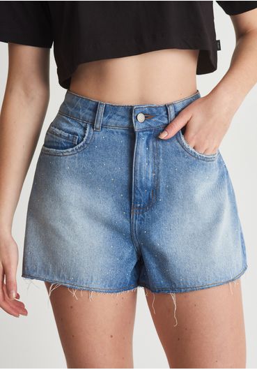 Short jeans brilhos