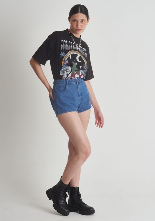 Short mini jeans