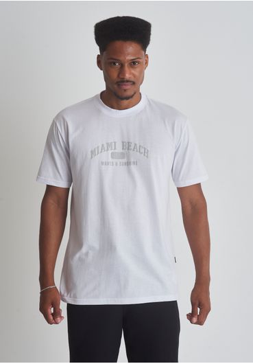 Camiseta estampa miami beach