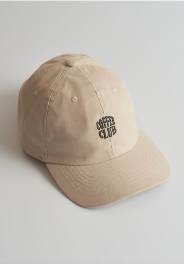 Boné dad hat estampa coffe club