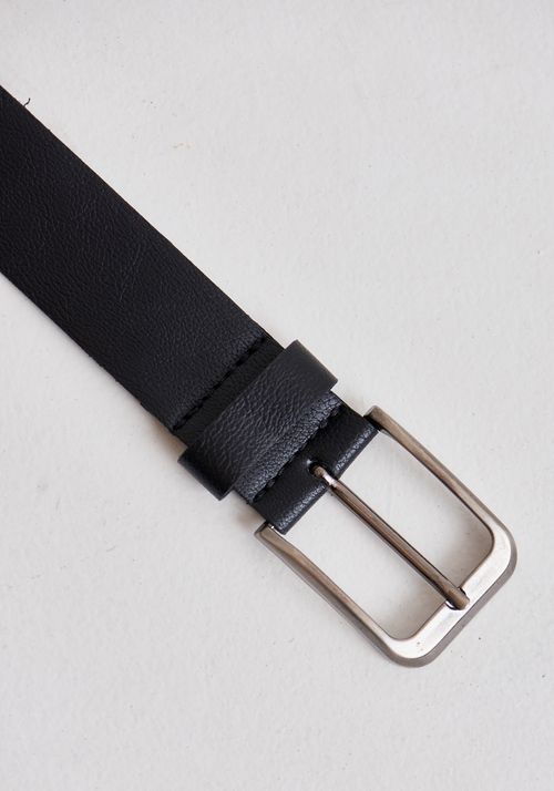 Cinto liso fivela níquel