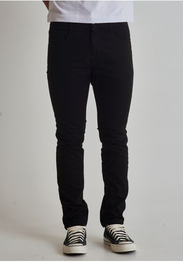 Calça reta sarja