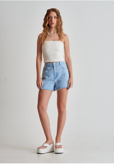 Short Jeans hotfix estrela