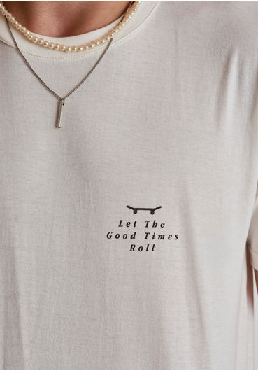 Camiseta estampa good times roll