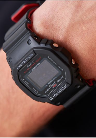 Relógio casio g-shock digital dw-5600uhr-1dr