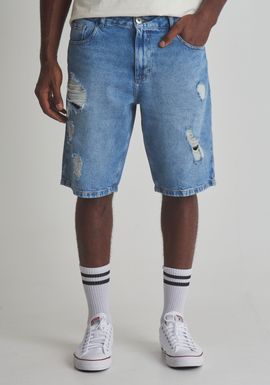 BERMUDA JEANS REGULAR RASGOS