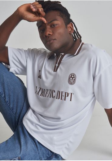 Camiseta polo esportiva athletic dept