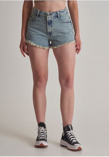 Short jeans marmorizado