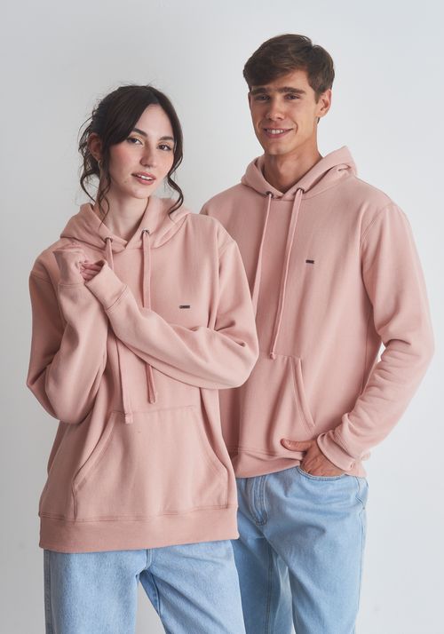 Moletom Canguru Básico Rose