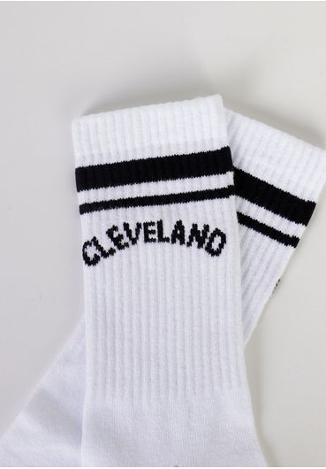 Meia masculina estampada Cleveland