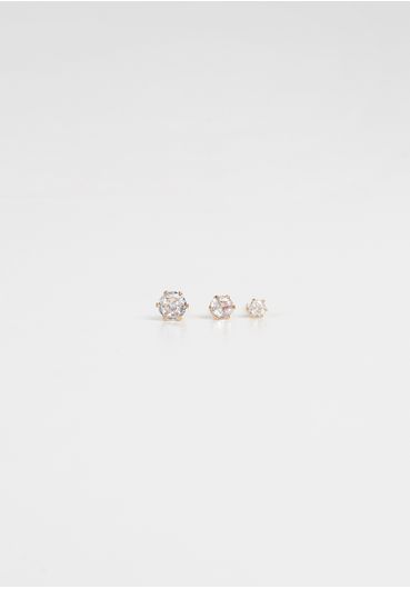 Kit brincos strass