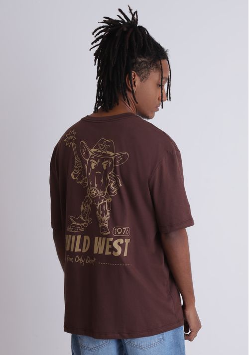 Camiseta oversized wild west