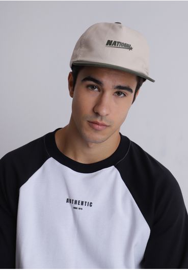 Boné five panel bicolor