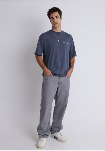 Calça jeans reta