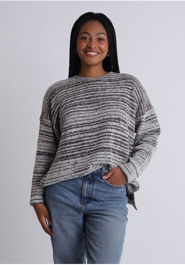 Blusão tricot amplo