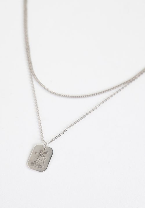 Kit colares placa estampada