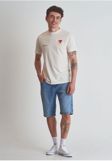 Camiseta estampa orange juice
