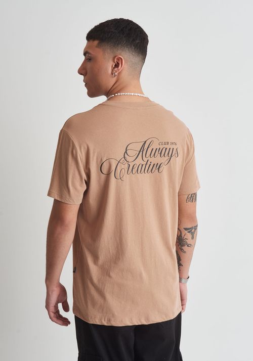 Camiseta algodão estampa always creative