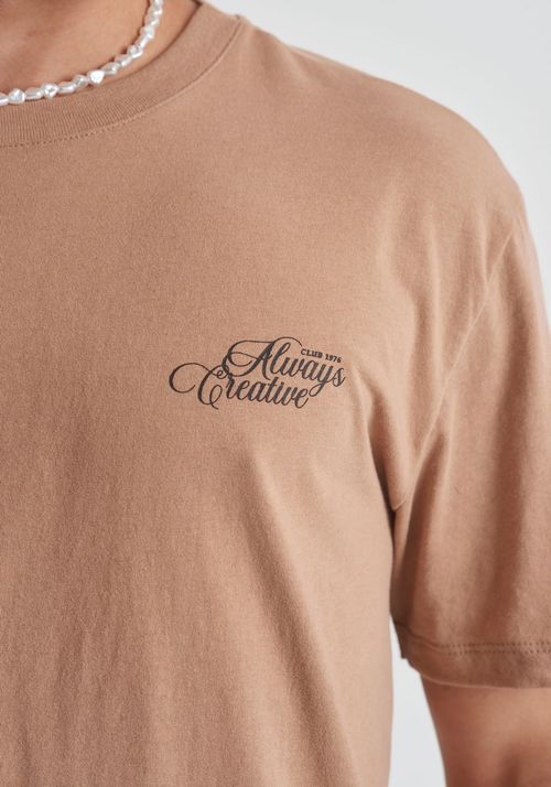 Camiseta algodão estampa always creative