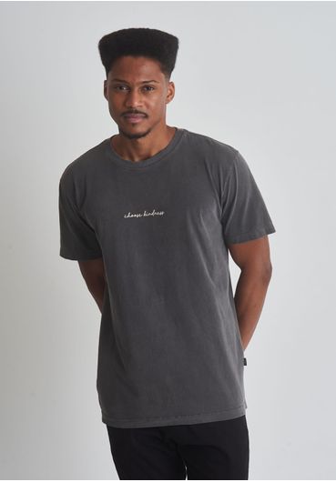 CAMISETA EM ALGODÃO ESTAMPA CHOOSE KINDNESS