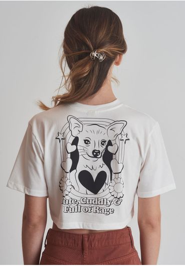 Cropped estampa pinscher