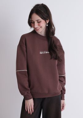 Moletom oversized estampa eclipse