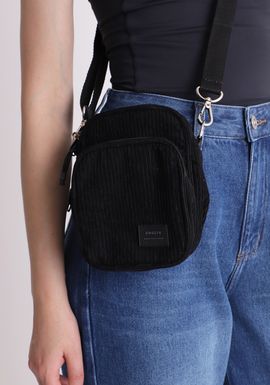 Shoulder bag de veludo