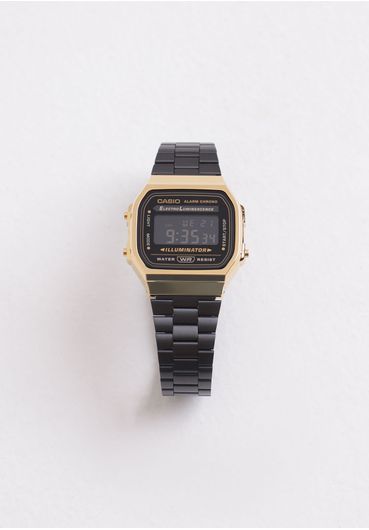 Relógio Casio vintage A168WEGB-1BDF-SC