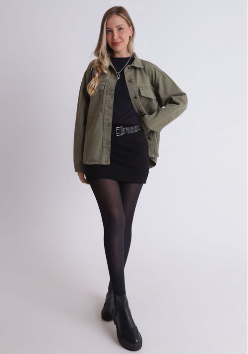 Meia calça preta fio 40 Loba