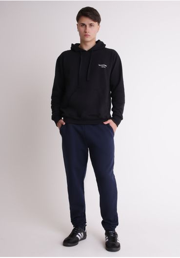 Calça básica moletom jogger azul marinho