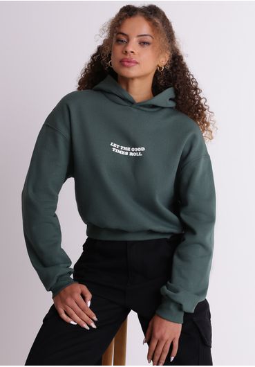 Moletom cropped estampa Las Vegas