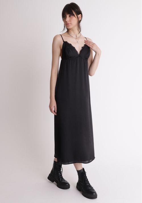 Vestido slip dress midi
