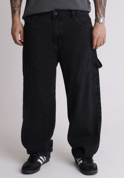 Calça jeans baggy carpinteiro