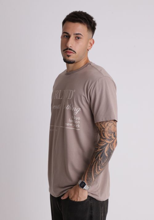 Camiseta em algodão estampa authentic