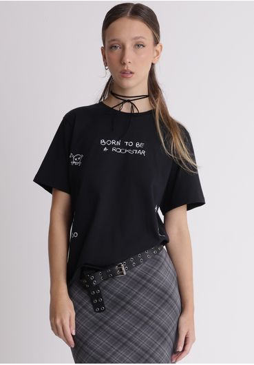 Camiseta estampada born to be a star