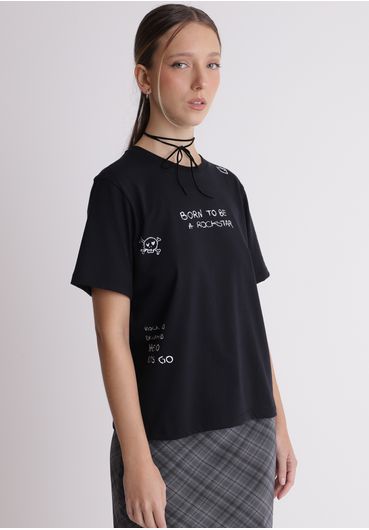 Camiseta estampada born to be a star