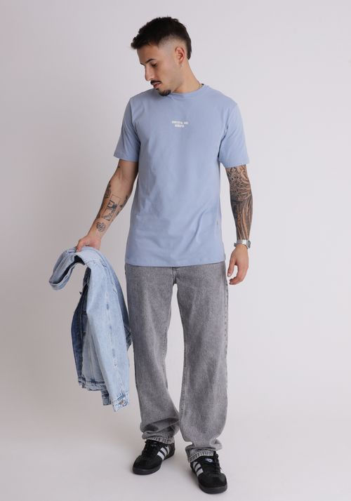 Camiseta em algodão estampa grateful and wishful